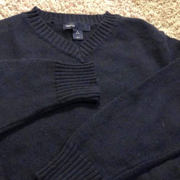 Gap V neck  sweater, navy - Picture 2 of 6